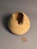 Spiky Oak Hollow Form | Ornament in Decorative Objects by Wood Alchemist Studio. Item made of oak wood