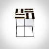 Intarsio - side table | Tables by DFdesignLab - Nicola Di Froscia. Item composed of marble compatible with minimalism and contemporary style