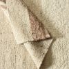 Handmade Wool Area Rug, Abstract Geometric Carpet, Beige Living Room Decor | Rugs by Swiflo
