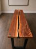 Handcrafted Black Walnut Entryway Table | Console Table in Tables by Pelican State Woodworks