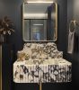 Calacatta Viola Marble Grooved Vessel Sink, Fluted Washbasin, Luxury Bathroom Vanity Natural Stone | Water Fixtures by AYMARBLEDESIGN LLC