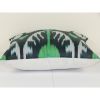 Uzbekistan Ikat Square Pillow Cover Cushion, Square Green Ha | Pillows by Vintage Pillows Store