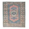 Vintage Turkish Kars Rug, Unique Pattern Handmade Wool | Area Rug in Rugs by Vintage Pillows Store. Item composed of cotton and fiber