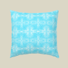 Pillow Sham Jamprang, Turquoise | Fabric in Linens & Bedding by Philomela Textiles & Wallpaper. Item made of cotton