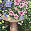 Petunia Vintage | Oil And Acrylic Painting in Paintings by Meredith H. Item made of canvas works with contemporary & country & farmhouse style