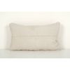 Ethnic Turkish Striped Wool Lumbar Kilim Pillow, Anatolian | Cushion in Pillows by Vintage Pillows Store. Item composed of cotton