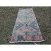 Vintage Oushak Rug Mat 1'7'' x 3'7'' | Area Rug in Rugs by Vintage Pillows Store. Item made of fabric with fiber