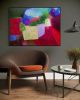 Deep Sea Meanders | Oil And Acrylic Painting in Paintings by Checa Art. Item composed of canvas