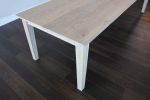 Solid White Oak Shaker Style Dining Table | Tables by Hazel Oak Farms. Item composed of wood
