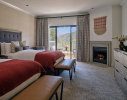 Scallop Block Print Fringe Wall Hanging in Terra Cotta | Tapestry in Wall Hangings by Julia Canright | Ojai Valley Inn in Ojai