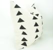 black triangle mudcloth pillow // mudcloth cushion case | Pillows by velvet + linen