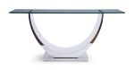 Marseilles Console Table | Tables by Greg Sheres. Item made of steel with glass