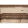 Brown Striped Turkish Hemp Kilim Rug 5'10" X 11'3" | Area Rug in Rugs by Vintage Pillows Store. Item made of cotton with fiber