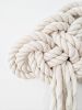 THE CLOUD, Large Rope Cloud for Children's Room, Fiber Art | Macrame Wall Hanging in Wall Hangings by Damaris Kovach. Item made of fiber