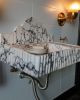 Modern Design Fluted Calacatta Viola Marble Sink : A Unique Work of Art for Your Bathroom | Water Fixtures by AYMARBLEDESIGN LLC