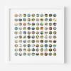 One Hundred Vintage Encyclopedia Dots Collage | Paintings by Amelia Coward