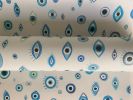 Evil Eye Wallpaper | Wall Treatments by Neon Dunes by Lily Keller. Item composed of fabric & paper