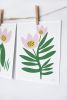 Two Tulips Print Set | Prints by Leah Duncan. Item made of paper works with mid century modern & contemporary style