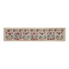 Silk Suzani Table Runner With Animal Design, Suzani Textile, | Tablecloth in Linens & Bedding by Vintage Pillows Store