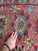 MAGNIFICENT Antique Persian Heriz with RARE MINA-KHANI | Area Rug in Rugs by The Loom House. Item composed of fiber