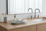 Mist Contour Tray | Decorative Tray in Decorative Objects by RAW & UNIQ