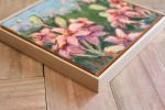 Field Lilies No. 1 | Oil And Acrylic Painting in Paintings by JoAnna Liston | Lily Field Studio. Item made of wood works with boho & country & farmhouse style