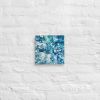 Canvas Print - Reef - Submerged Blue Fluid Abstract Sea Foam | Work by Eman's Gallery