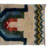 Vintage Turkish Mohair Tulu Rug with Vase Design | Area Rug in Rugs by Vintage Pillows Store. Item made of fabric with fiber