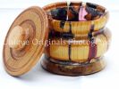 Rosebox - Wood and Resin lidded bowl | Decorative Bowl in Decorative Objects by Scott Williams - Unique Originals