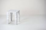 ChunkY01 - Carrara marble side table | Tables by DFdesignLab - Nicola Di Froscia. Item composed of marble compatible with minimalism and contemporary style
