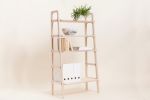 Modular wall shelving, Home Office, Mid Century Bookcase | Book Case in Storage by Plywood Project. Item composed of oak wood in minimalism or mid century modern style