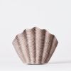 Concha Vase Grey Medium | Work by District Loom