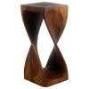 Haussmann® Original Wood Twist Stool 12 X 12 X 26 | Chairs by Haussmann®