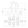 Alan Mizrahi MV3004 Alpine Linear Chandelier | Chandeliers by Alan Mizrahi Lighting Design