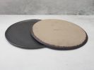 Matte Black Ceramic Plates Set | Dinnerware by YomYomceramic. Item composed of ceramic