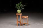 Maple Plant Stand Set | Side Table in Tables by Urban Lumber Co.. Item composed of maple wood