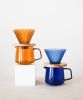 .Fluted Glass Pour Over Set. | Drinkware by Vanilla Bean