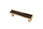 Astratto Gold Dust 4" CC Pull with Satin Brass Finish | Hardware by Windborne Studios. Item made of brass with glass