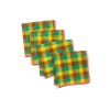 Heatwave Multi-color Gingham Cocktail Napkins, Set of 4 | Linens & Bedding by Willow Ship