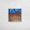 Canvas Print - Zeffir (exhale) - Fluid Abstract Earth & Sky | Work by Eman's Gallery