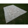 Early 20th Century Vintage Turkish Oushak Hand-Knotted Wool | Area Rug in Rugs by Vintage Pillows Store. Item composed of cotton & fiber