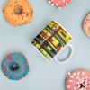 Coffee Mug - City in Grids - Geometric Abstract Urban | Work by Eman's Gallery