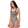 One Piece Swimsuit - Optical Web - Black & White Illusion | Work by Eman's Gallery