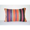 14" X 20" Striped Unique Turkish Pillow Cases | Sham in Linens & Bedding by Vintage Pillows Store. Item composed of cotton