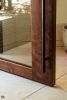 Walnut + Glass Pivot Door | Furniture by Simon Silver Designs
