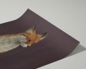 The Woodland Fox - Burgundy Edition | Prints by The Ugly Cat Studio