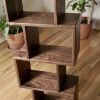 Modern Wooden Bookshelf | Book Case in Storage by Crafted Glory. Item composed of oak wood