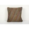 Square Handwoven Jajim Kilim Pillow | Sham in Linens & Bedding by Vintage Pillows Store. Item composed of cotton and fiber