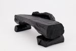 Charred Solid Wood Bench by Logniture – Organic Modern Sculptural Seat | Benches & Ottomans by Logniture