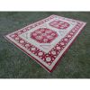 Traditional Turkish Oushak Gallery Carpet, Farmhouse Kitchen | Area Rug in Rugs by Vintage Pillows Store. Item composed of cotton & fiber
